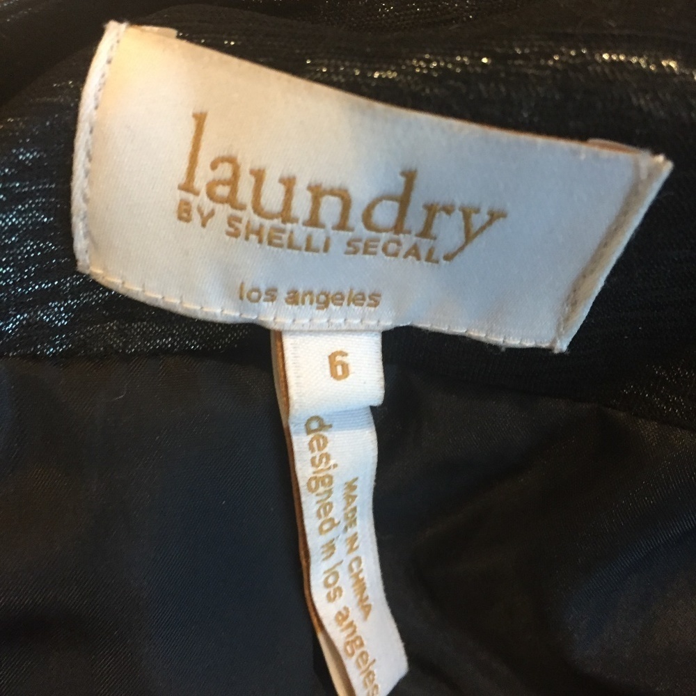 Laundry Black Metallic Short Jacket - Picture 6 of 6